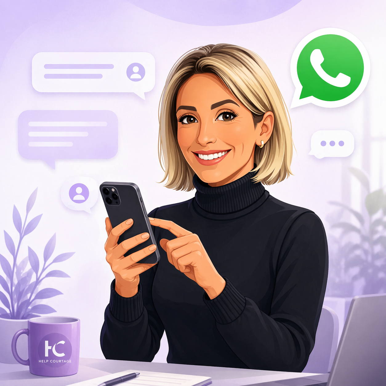 Contact WhatsApp Help Courtage